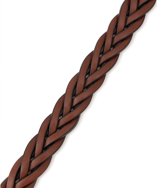 ADAM ET ROPE'（アダムエロペ）の「【J'aDoRe・店舗限定】【TORY LEATHER（トリーレザー）】1/4  inch long tip braided belt（ベルト・レディース・ブラック/ブラウン・F）」の9枚目の写真
