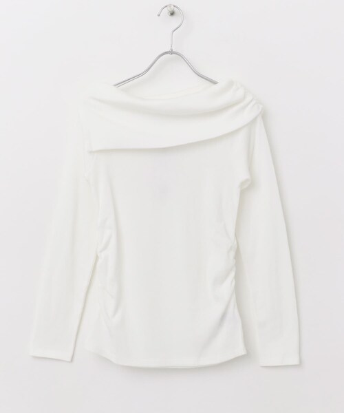 URBAN RESEARCH ROSSO（アーバンリサーチロッソ）の「F by ROSSO　アシメボートネックプルオーバー（Tシャツ/カットソー・レディース・BORDER/OFF WHITE/BLACK・FREE）」の12枚目の写真