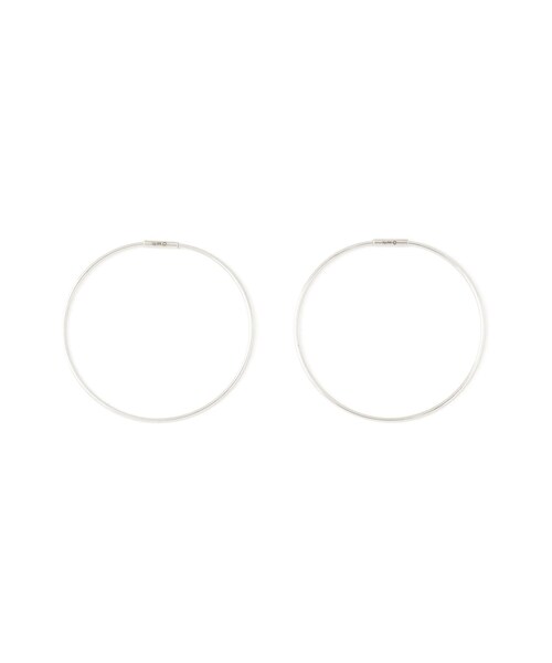ADAM ET ROPE'(アダムエロペ)の「【SASKIA DIEZ(サスキア ディッツ)】WIRE EARRINGS NO2(ピアス(両耳用)・レディース・シルバー・F)」の2枚目の写真