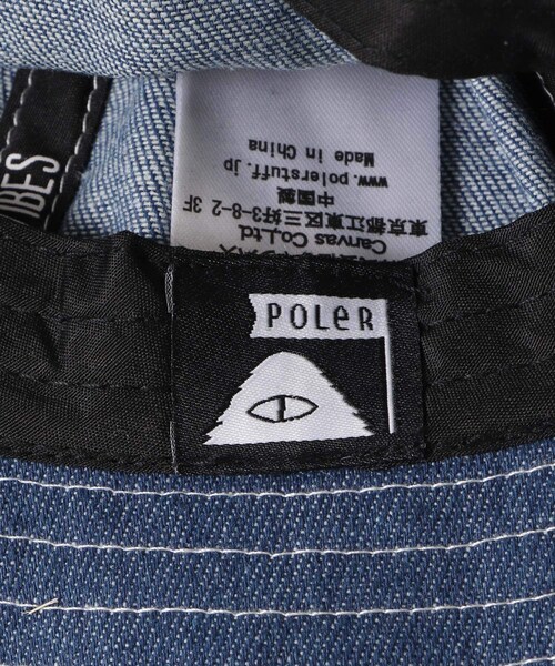 URBAN RESEARCH Sonny Label（アーバンリサーチサニーレーベル）の「POLeR　DENIM BELL HAT（ハット・メンズ・BLACK/BLUE・one）」の10枚目の写真
