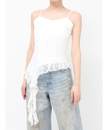 EVRIS | レースフリルキャミソール(キャミソール)