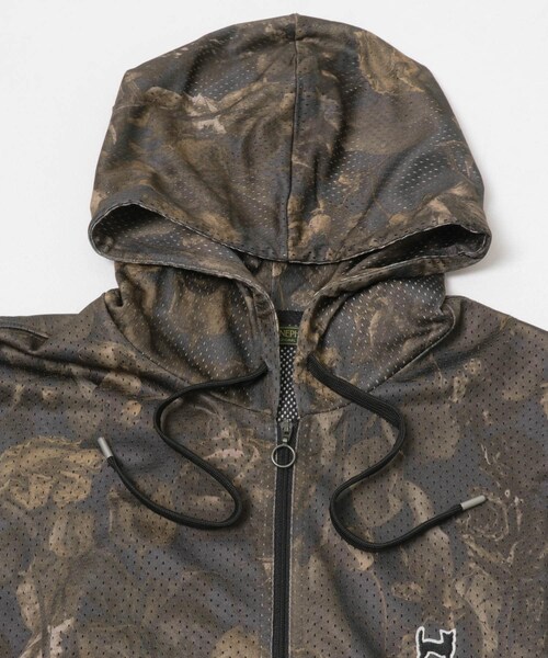 URBAN RESEARCH（アーバンリサーチ）の「The DUFFER N NEPHEWS　MESH ZIP UP HOODIE（パーカー・メンズ・FLOWER/BLACK・M）」の10枚目の写真