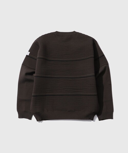 ADAM ET ROPE'(アダムエロペ)の「【elephant TRIBAL fabrics/エレファントトライバルファブリクス】Modern Command Knit(ニット/セーター・メンズ・ブラック/ダークブラウン・F)」の11枚目の写真