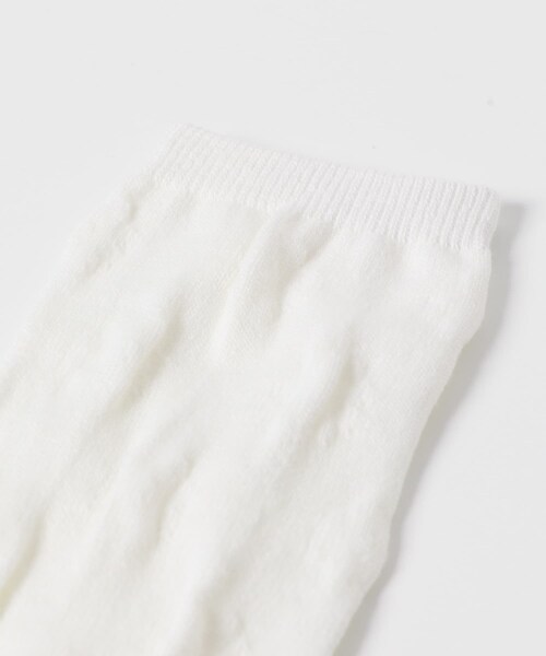 URBAN RESEARCH DOORS(アーバンリサーチドアーズ)の「フロート編みフラワーハイソックス(KIDS)(その他・キッズ・IVO×SAX/WHITE・16-18/19-21)」の8枚目の写真