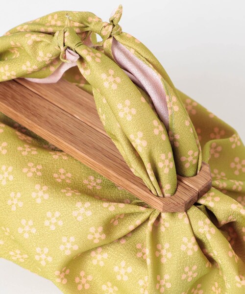 URBAN RESEARCH ROSSO（アーバンリサーチロッソ）の「FUROSHIKI BAG 利休梅（着物・レディース・グリーン/ムラサキ・-）」の9枚目の写真