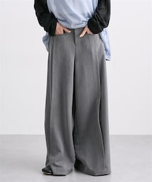 Soiunique | センタープレス超ワイドパンツ［Soiunique］(スラックス)