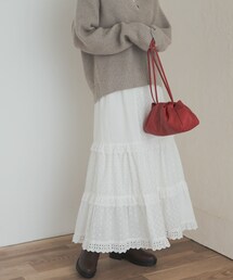 URBAN RESEARCH DOORS | レースティアードスカート(スカート)