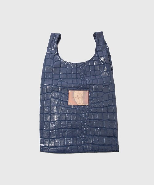 ADAM ET ROPE'(アダムエロペ)の「【HOLO MARKET/ホロマーケット】UMASETEYO Tote Bag(トートバッグ・メンズ・キナリ/ネイビー/オレンジ・F)」の5枚目の写真