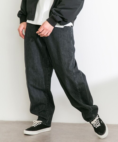 URBAN RESEARCH Sonny Label（アーバンリサーチサニーレーベル）の「デニムバレルパンツ（デニムパンツ・メンズ・グレー/ブラック/インディゴ・M/L）」の6枚目の写真