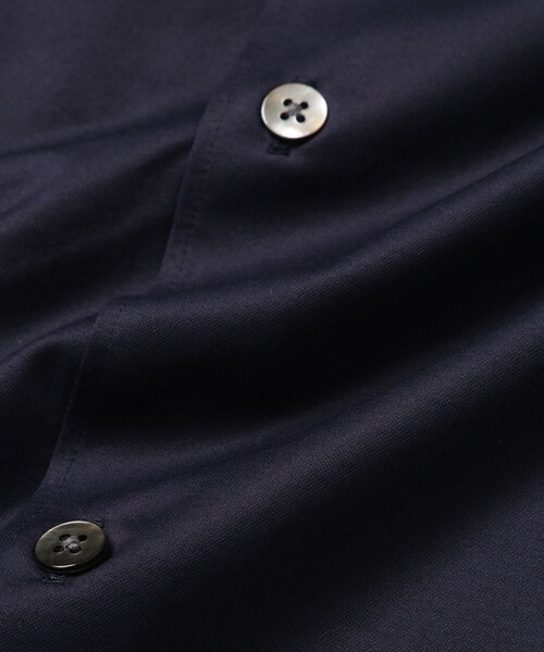 ADAM ET ROPE'(アダムエロペ)の「【KANEMASA FIL./カネマサフィル】46G Modest Shirt(シャツ/ブラウス・メンズ・ホワイト/ネイビー/サックス・L/M)」の18枚目の写真