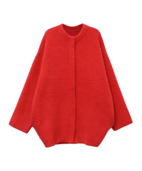 ELENDEEK（エレンディーク）の「CN RACCOON MIX WCD（カーディガン/ボレロ・レディース・アイボリー/ライトグレー/グレー/レッド/ピンク/イエロー/ミントグリーン/ネイビー/ラベンダー/ベージュ/ミディアムグレー/アイスブルー・01/02）」の15枚目の写真