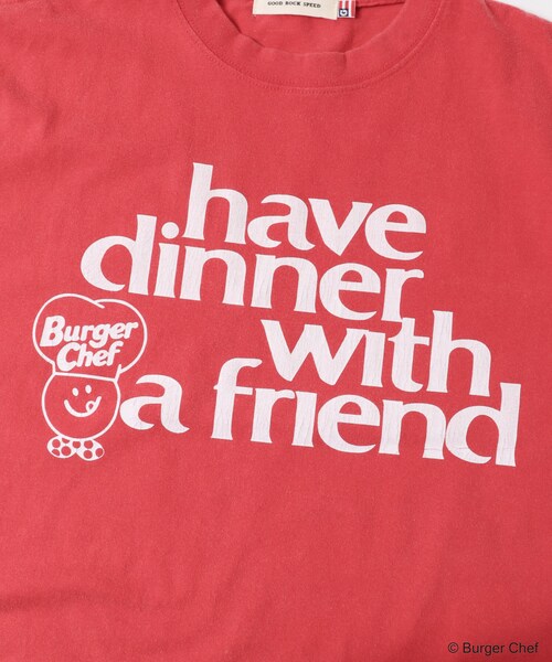 URBAN RESEARCH DOORS(アーバンリサーチドアーズ)の「GOOD ROCK SPEED BURGERCHEF TSHIRTS(Tシャツ/カットソー・レディース・RED・One)」の4枚目の写真
