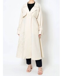 LAGUNAMOON | エンブロイダリートレンチコート(トレンチコート)