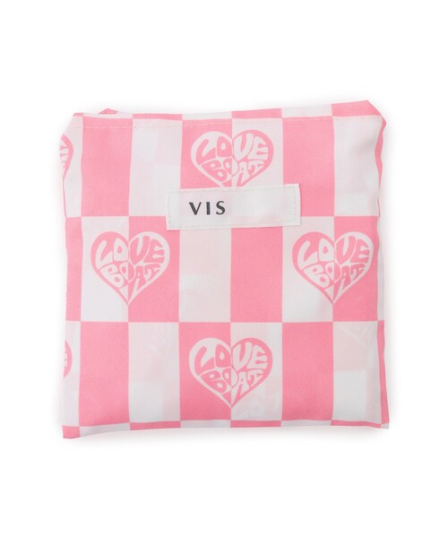 VIS（ビス）の「【LOVE BOAT VIS別注】ロゴトートバッグ【A4対応】（トートバッグ・レディース・ゴールド/シルバー/ピンク系/ブラウン・F）」の22枚目の写真