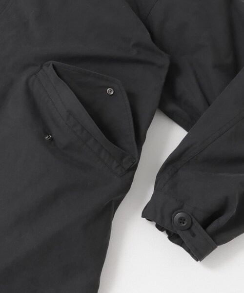 ITEMS URBANRESEARCH(アイテムズ アーバンリサーチ)の「中綿ライナー付 フードレスショートモッズ(モッズコート・メンズ・KHK/BLK・M/L)」の13枚目の写真