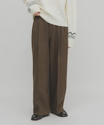 KBF | ウールライクブラッジュドパンツ(その他パンツ)