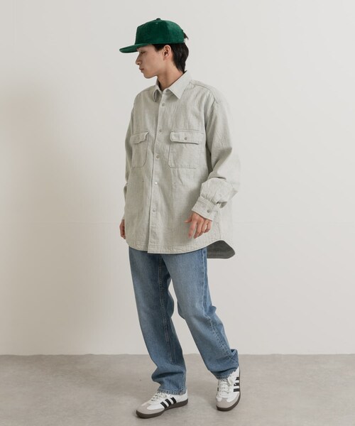 THE GOODLAND MARKET（ザグッドランドマーケット）の「Annaut　DAILY UTILITY SH JACKET（デニムジャケット・メンズ・PASTEL IDG・S/M/L）」の9枚目の写真