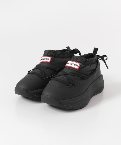 URBAN RESEARCH DOORS(アーバンリサーチドアーズ)の「HUNTER GRIP PUFF LACE SLIPON(レインシューズ・レディース・BLACK/WHITE・4/5)」の2枚目の写真