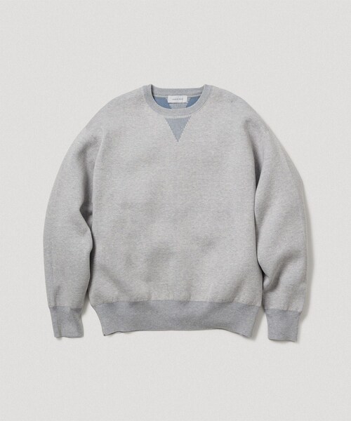 ADAM ET ROPE'（アダムエロペ）の「杢スウェット ニット プルオーバー（ニット/セーター・メンズ・チャコール/グレー系/ベージュ系・L/M/S）」の5枚目の写真