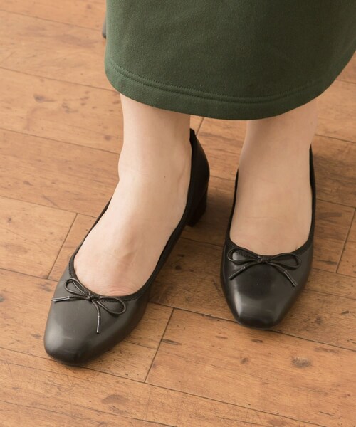 URBAN RESEARCH Sonny Label（アーバンリサーチサニーレーベル）の「メタリックヒールバレエシューズ（バレエシューズ・レディース・ブラック/ゴールド/シルバー・36/37/38）」の4枚目の写真