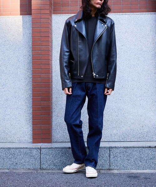 ADAM ET ROPE'（アダムエロペ）の「【HEUGN/ユーゲン】Luther RIDERS（ライダースジャケット・メンズ・ブラック・2/3/4/F）」の6枚目の写真