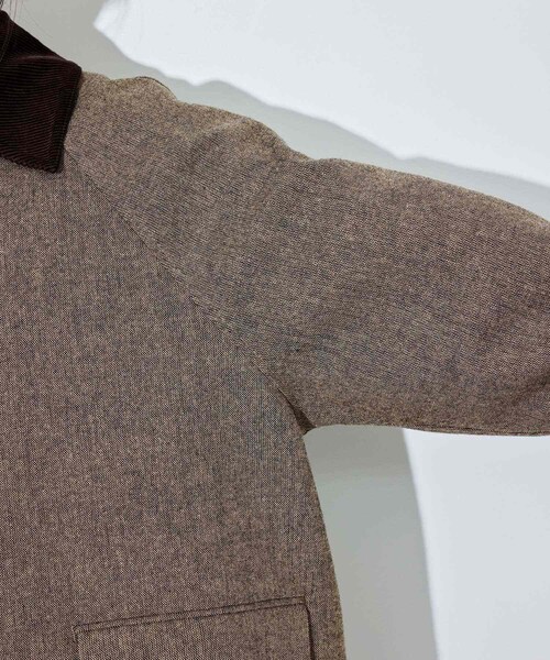 ADAM ET ROPE'(アダムエロペ)の「ライトツイードカバーオール(カバーオール・レディース・ブラウン・36/38)」の16枚目の写真