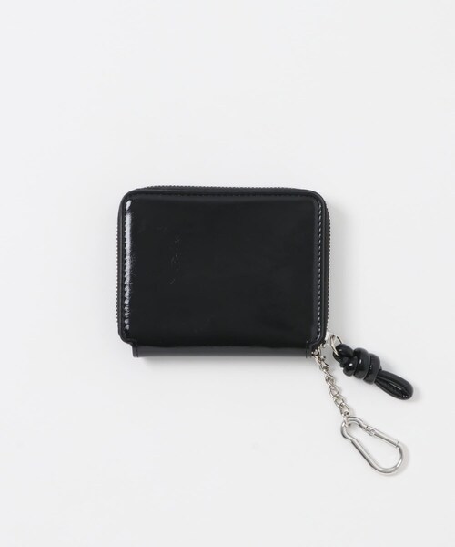 KBF（ケイビーエフ）の「カラビナ付きスリムウォレット（財布・レディース・SILVER/BLACK・One）」の4枚目の写真
