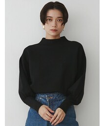 LAGUNAMOON | ボトルネックボリュームスリーブニットプルオーバー(ニット/セーター)