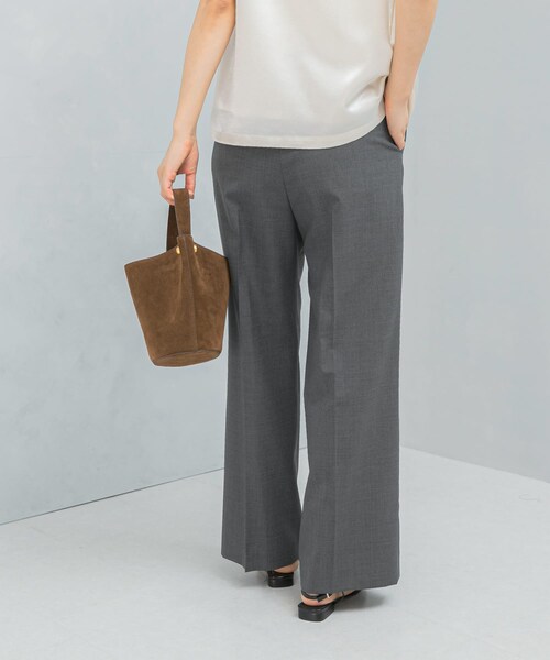 URBAN RESEARCH ROSSO（アーバンリサーチロッソ）の「ウール混防シワハイウエストワイドスラックス（その他パンツ・レディース・L/BEIGE/GRAY/STLYPE・34/36/38/TALL）」の10枚目の写真