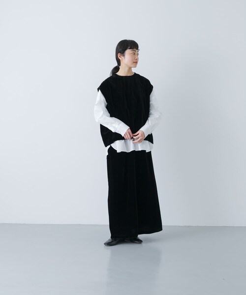 かぐれ（カグレ）の「レーヨンシルクベルベットプルオーバー（その他トップス・レディース・BLACK・Free）」の9枚目の写真
