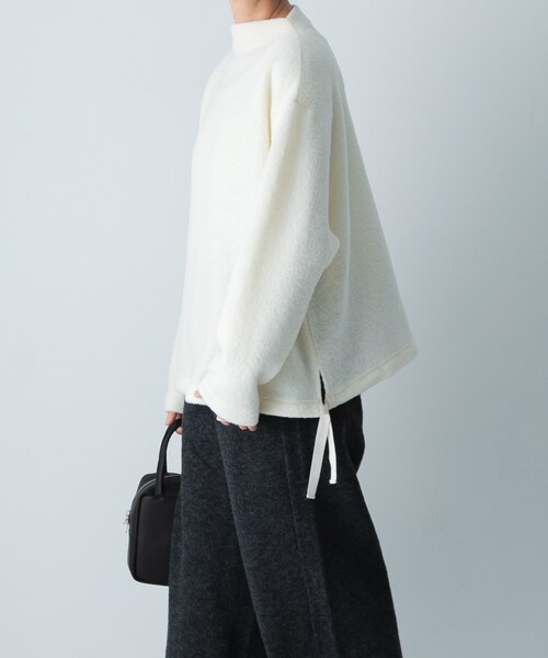 かぐれ（カグレ）の「ウールループボトルネックプルオーバー（その他トップス・レディース・IVORY/MOCHA/NAVY・Free）」の2枚目の写真
