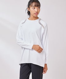 NERGY | 【UV & 吸水速乾】メッシュ切替長袖 Tシャツ(Tシャツ/カットソー)