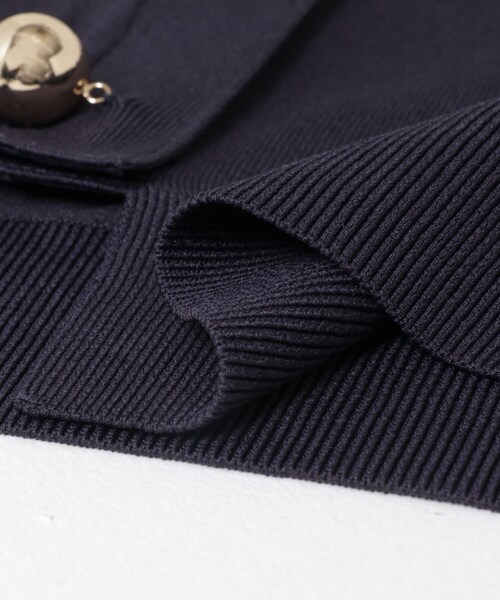 URBAN RESEARCH ROSSO（アーバンリサーチロッソ）の「Torrazzo Donna　BIJOU CARDIGAN（カーディガン/ボレロ・レディース・NAVY/WHITE・Free）」の14枚目の写真
