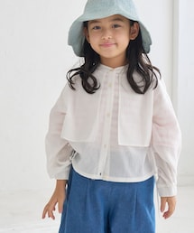ROPE' PICNIC | 【KIDS/キッズ】【接触冷感・通気性】お着軽シャツシリーズ/綿ボイルシャツ/リンクコーデ(Tシャツ/カットソー)