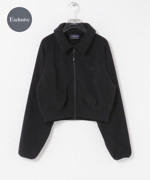 URBAN RESEARCH(アーバンリサーチ)の「『別注』THOUSAND MILE×URBAN RESEARCH KNIT FLEECE ZIP PARKA(パーカー・レディース・OFF WHITE/BLACK・Free)」の2枚目の写真