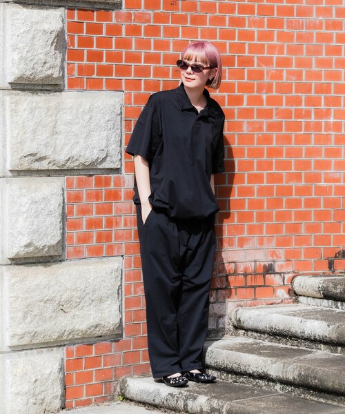 URBAN RESEARCH(アーバンリサーチ)の「Wide Dad SHADE TECH ポロシャツ(ポロシャツ・メンズ・D.NAVY・1/2)」の9枚目の写真