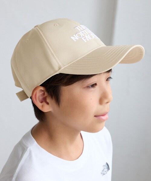 ROPE' PICNIC（ロペピクニック）の「【KIDS】【THE NORTH FACE/ザ・ノース・フェイス】Logo Cap（キャップ・キッズ・ベージュ/ネイビー・54）」の3枚目の写真