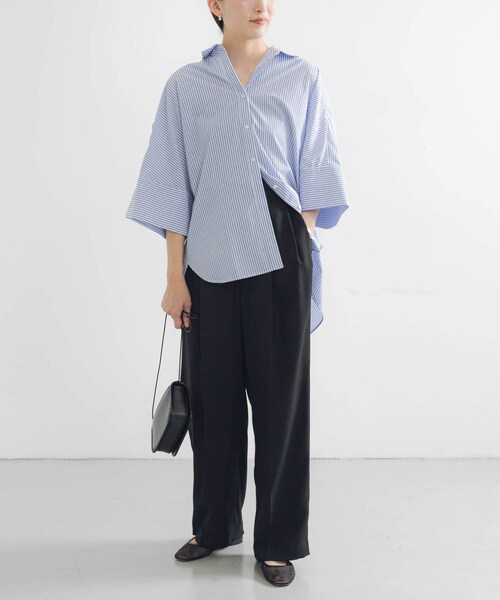 URBAN RESEARCH（アーバンリサーチ）の「ダブルクロスキュプラパンツ（その他パンツ・レディース・BROWN/BLACK/NAVY・36/38/40/42）」の16枚目の写真