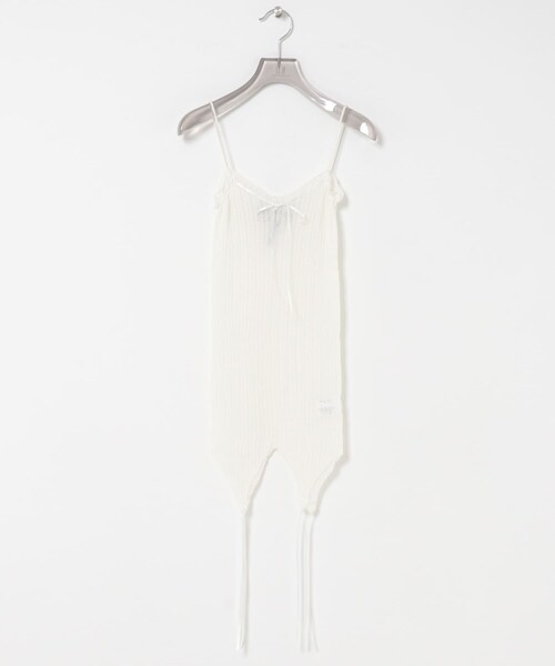 URBAN RESEARCH（アーバンリサーチ）の「EUCHRONIA　LACE CAMISOLE（キャミソール・レディース・OFF WHITE/BLACK・Free）」の4枚目の写真