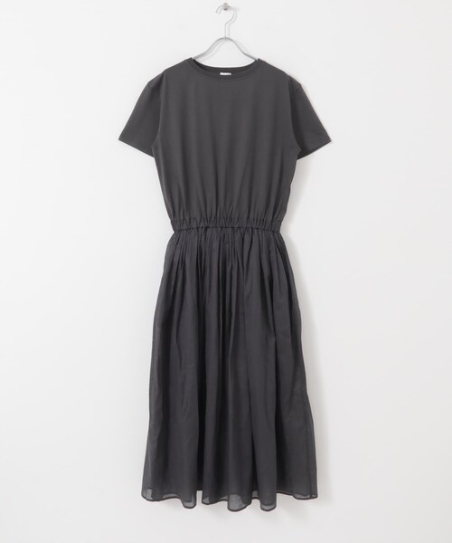 URBAN RESEARCH DOORS(アーバンリサーチドアーズ)の「『UR TECH』ボイルカットドッキングワンピース(ワンピース・レディース・BORDER/PINK/CHARCOAL・M)」の21枚目の写真