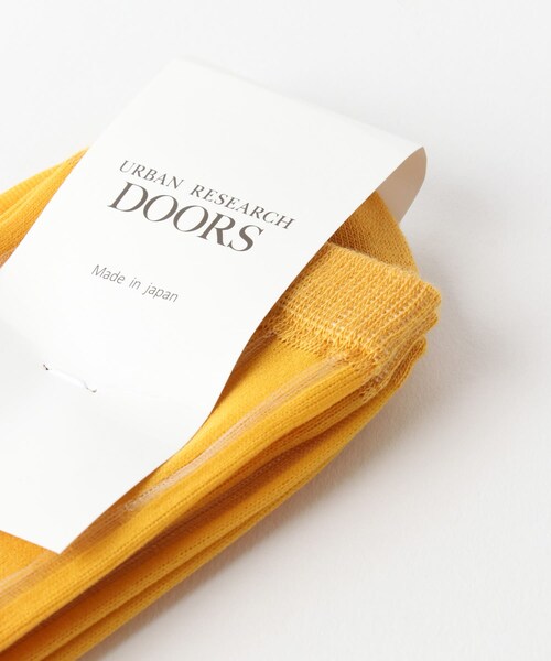 URBAN RESEARCH DOORS（アーバンリサーチドアーズ）の「シースルーソックス∴（その他アンダーウェア/インナー・レディース・YELLOW/BLUE/BLACK/WHITE・one/One）」の9枚目の写真