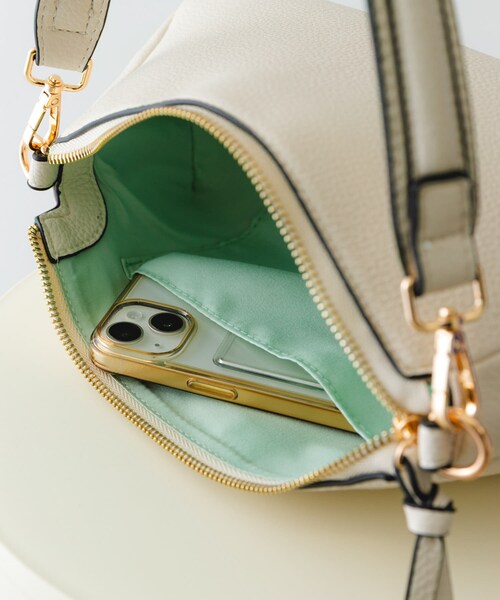 RODE SKO（ロデスコ）の「ななめ2WAYショルダーバッグ（ショルダーバッグ・レディース・WHITE/LIME/GRAY・One）」の5枚目の写真