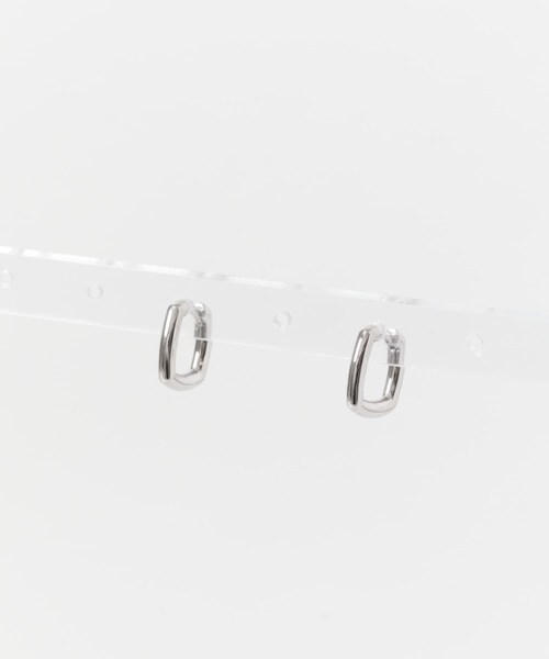 URBAN RESEARCH(アーバンリサーチ)の「TOM WOOD FRAME HOOPS SMALL(ピアス(両耳用)・レディース・SILVER・-)」の3枚目の写真