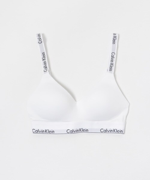 URBAN RESEARCH(アーバンリサーチ)の「Calvin Klein LGHTLY LINED BRALETTE(ブラジャー・レディース・P7A-B10 GY/UB1-BLACK/100-WHITE・S/M)」の5枚目の写真