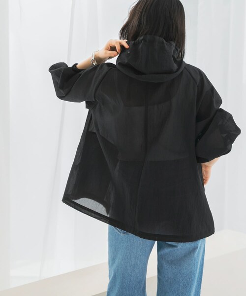 URBAN RESEARCH ROSSO（アーバンリサーチロッソ）の「シアーパーカーブルゾン（ブルゾン・レディース・black/white・FREE）」の17枚目の写真