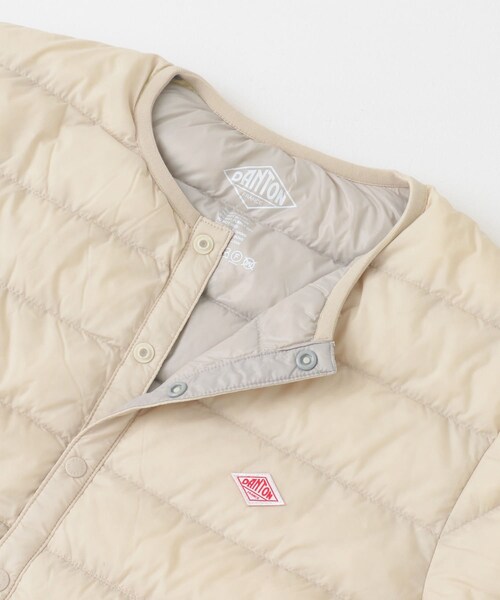 URBAN RESEARCH DOORS（アーバンリサーチドアーズ）の「DANTON　INNERDOWN CREWNECK JACKET（その他アウター・レディース・BLACK/OYSTER WH/NAVY・S）」の6枚目の写真