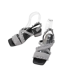 merry jenny | ギンガムcheckフリルサンダル(サンダル)