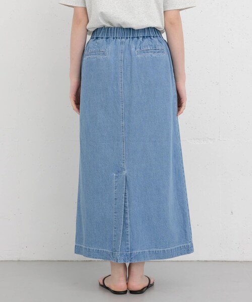 URBAN RESEARCH DOORS（アーバンリサーチドアーズ）の「FORK&SPOON　綿麻デニムスカート（デニムスカート・レディース・USED/ONEWASH・1/2）」の21枚目の写真