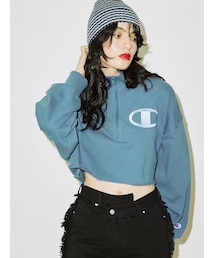 jouetie | 【Champion別注】ハーフZIPプルオーバー(スウェット)