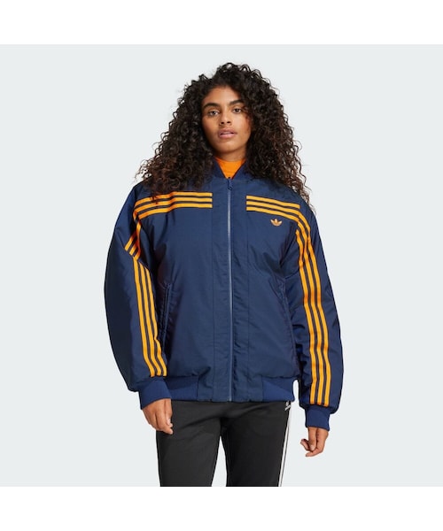 adidas（アディダス）の「70s リバーシブル オーバーサイズ ボンバー